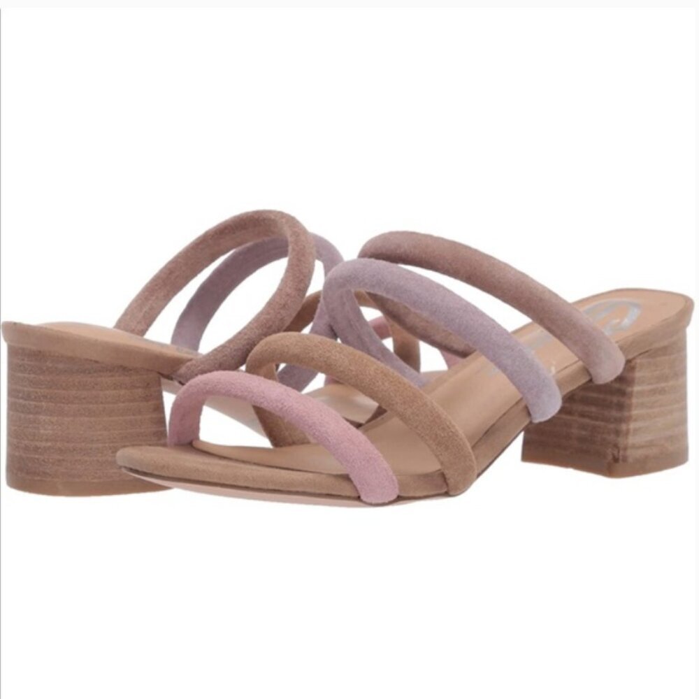 NWB Sbicca Hessmer Suede Leather dress sandals, size 8.